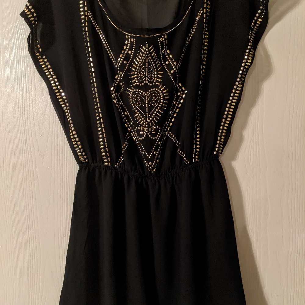 Vera & Lucy Black Sheer Dress
